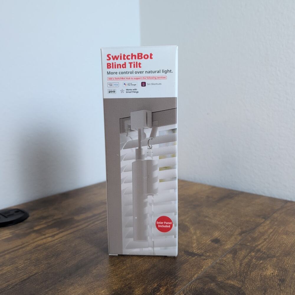 SwitchBot Blind Tilt Smart Blinds Motor with Solar Panel Bluetooth Alexa Google